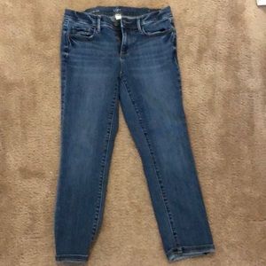 Loft Modern Cuffed Crop Jeans